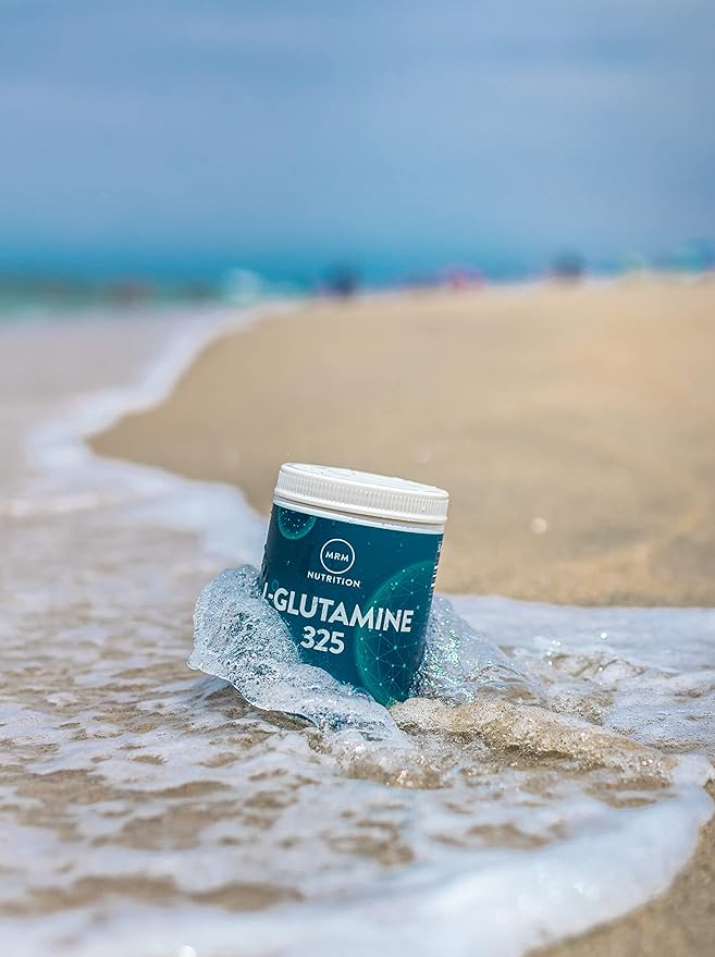 MRM Nutrition L-Glutamine Powder | Pure Fermented Amino Acid for Gut Health Recovery &amp Muscle Support | 5000mg Vegan Formula | Mixes Easily | 200 Servings