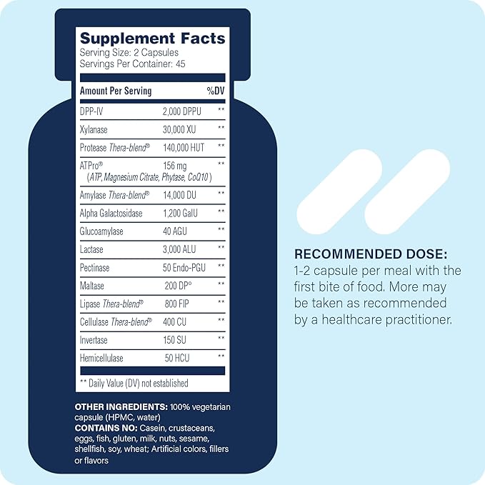 Enzyme Science Intolerance Complex 90 Capsules Comprehensive Support for Common Digestive Sensitivities Gluten Casein Phenol Sensitivities and Complex Carbohydrates Intolerance Relief