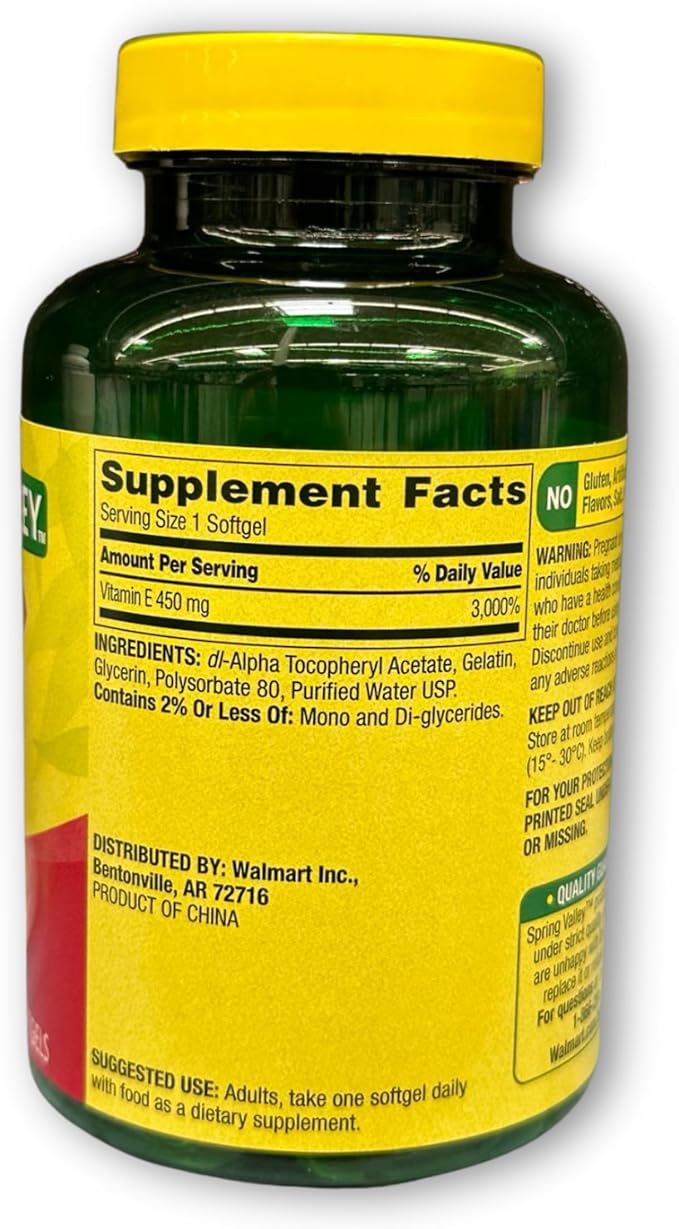Vitamin E- 1000 iu softgels 100ct (Pack of 1) Boxed by Fusion Shop Store