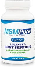 KALA HEALTH MSMPure Advanced Joint Support Tablets – Glucosamine Chondroitin OptiMSM Ester-C &amp Manganese for Joint Health Flexibility &amp Mobility – Vegetarian-Sourced Glucosamine 120 Count