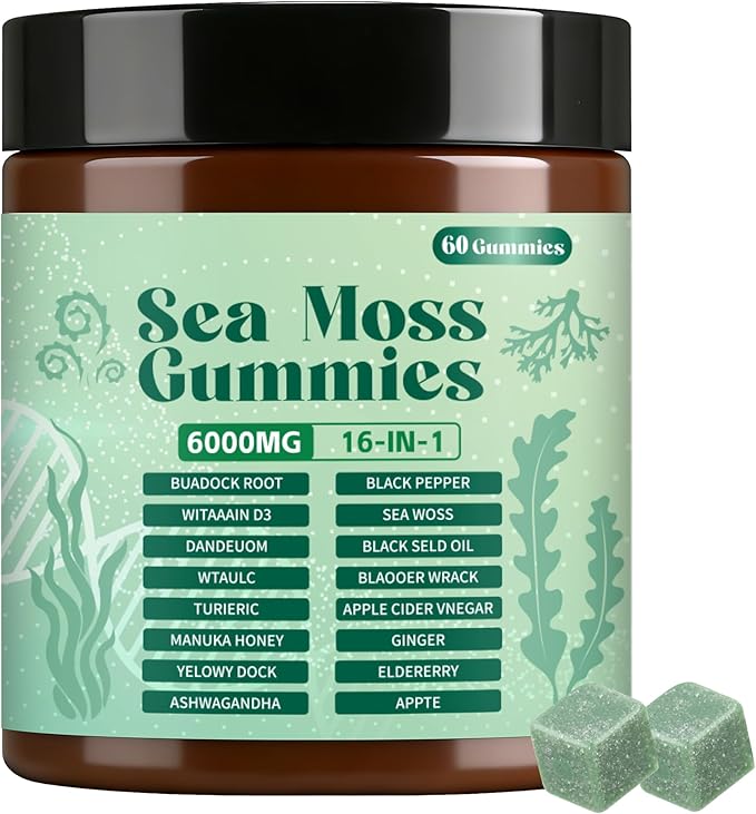 Sea Moss Gummies 16-in-160 Gummies