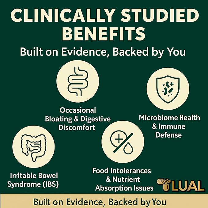LUAL Probiotic Multi-Enzyme for Digestive Health. Probiotic + Digestive Enzymes for Women &amp Men. Lactobacillus Acidophilus Bromelain Papain | 200 Tablets – 66 Days Supply