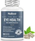 NuBest AREDS 2 Eye Vitamins with Beta Carotene Carrot Powder 20mg Lutein 4mg Zeaxanthin Bilberry Grape Seed BioPerine B-Complex Multivitamin for Eye Health | 1 Month Supply