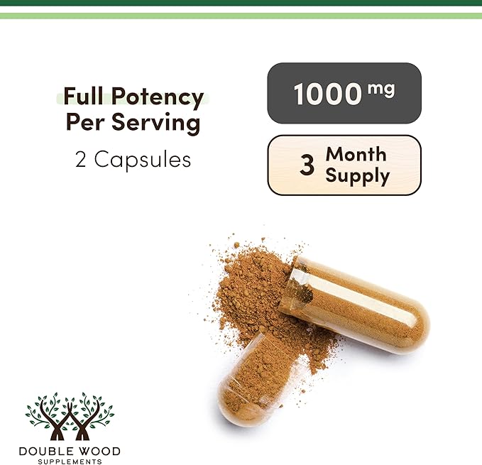 Grass Fed Beef Liver Capsules (1000mg of Grass Fed Desiccated Beef Liver per Serving 180 Capsules 3 Month Supply) Supplement for Digestion Immune Health Energy and Wellness by Double Wood