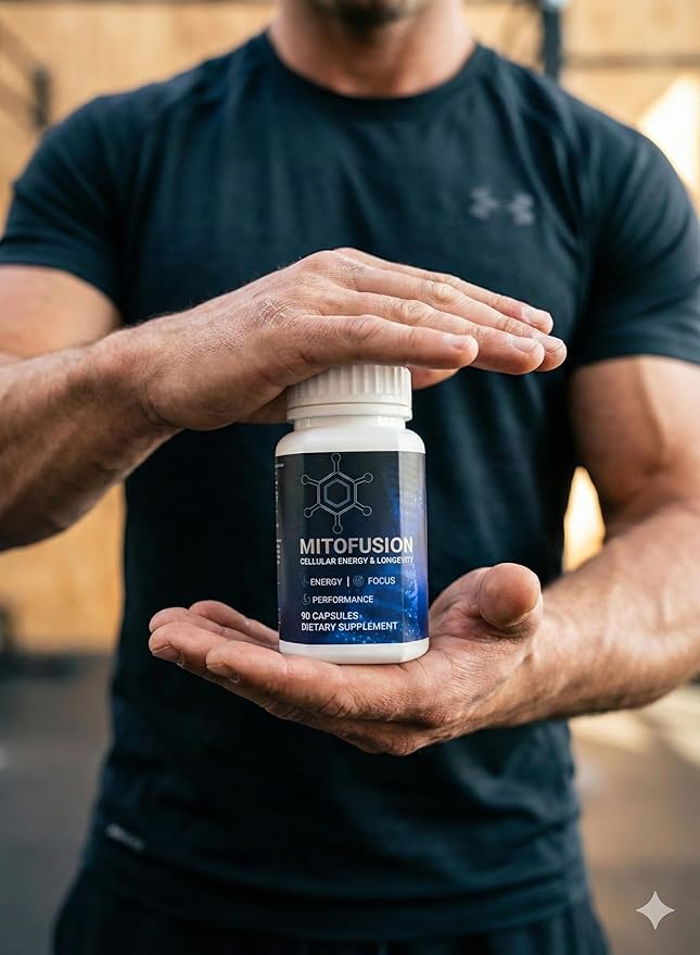 MitoFusion Complete Anti Aging NAD+ and Mitochondria Support Formula with 500mg Nicotinomide Riboside 250mg Urolithin A 25mg PQQ 50mg Apigenin. Energy | Focus | Longevity | Performance | Recovery
