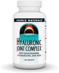 Source Naturals Hyaluronic Joint Complex with Glucosamine Chondroitin &amp MSM Extra Strength - 120 Tablets
