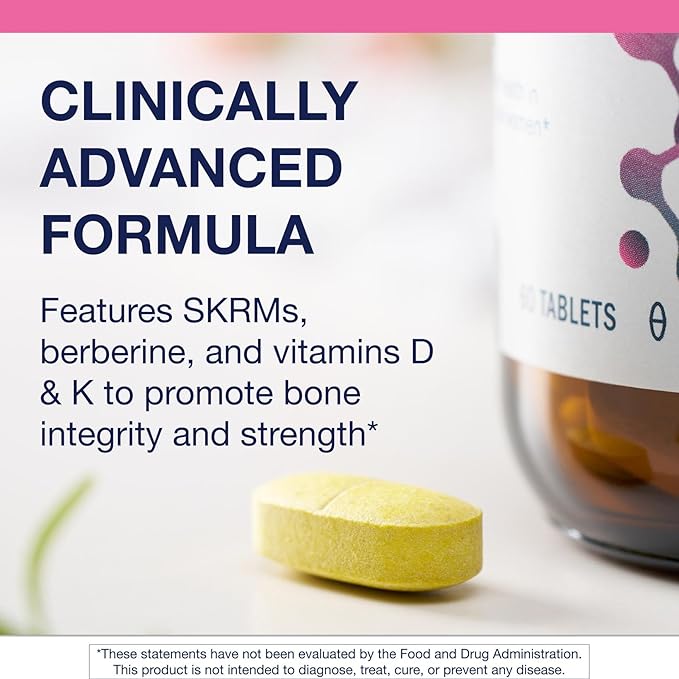 Metagenics Ostera - Bone Support Supplement for Postmenopausal Women* - with Berberine Vitamins D &amp K - with SKRMs for Healthy Bone Remodeling &amp Strength* - Non-GMO Gluten-Free - 60 Tablets