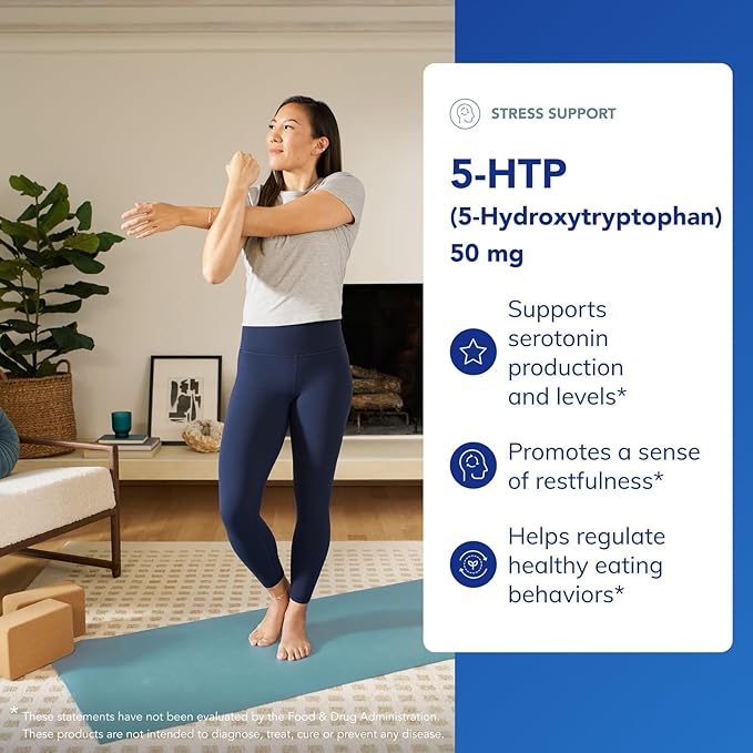 Pure Encapsulations 5-HTP 50 mg | 5-Hydroxytryptophan Supplement for Brain Sleep Eating Behavior and Serotonin Support* | 60 Capsules