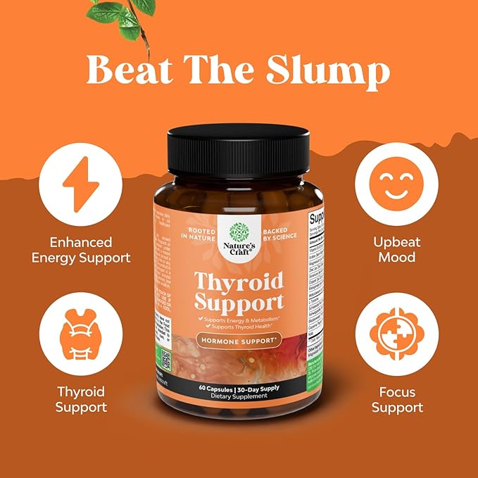 Bundle of Herbal Thyroid Support for Weight Loss and Organic Irish Sea Moss Capsules - Advanced Metabolism Booster Energy - with Burdock Root Superfood Blend for Immune Support