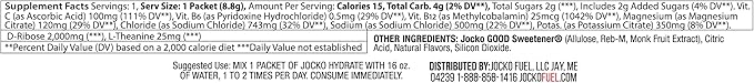 Jocko Fuel Hydrate Sticks Fruit Punch