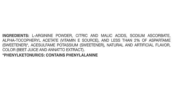 Arginaid Arginine Powder Drink Mix Cherry - Nutritional Needs for Wound Care - 0.32 OZ Packets (14 CT/Pack) (Pack of 4)
