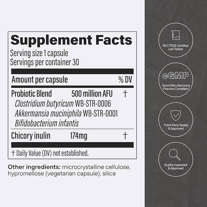 Pendulum GLP-1 Probiotic – Supports Appetite Control and Craving Management Naturally | Improves Regularity &amp Gut Health with Akkermansia &amp Other Strains (30 Capsules)