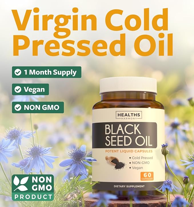 Antioxidants &amp Black Seed Oil (1-Month Supply) Super Antioxidant Supplement with Acai Berry Goji Berry Pomegranate &amp Trans Resveratrol (120 Capsules) &amp Black Seed Oil (Non-GMO &amp Vega