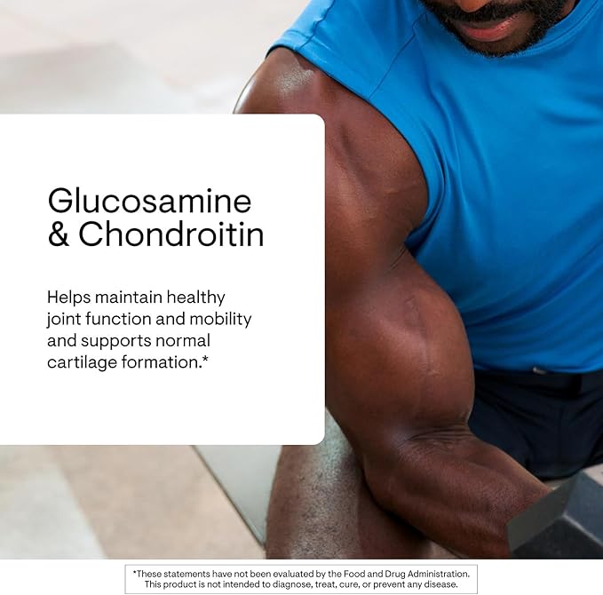 THORNE - Glucosamine &amp Chondroitin - Helps Maintain Healthy Joint Function &amp Mobility - Supports Normal Cartilage Formation* - Third-Party Certified - Gluten Dairy &amp Soy-Free - 90 Capsule