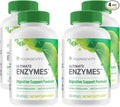 Youngevity Ultimate Enzymes® - Multi Enzymes for Digestion Gas &amp Bloating Relief - Betaine HCl Ox Bile Pancreatine 10X Papain 6M Pepsin 1:3000 (120 Capsules - 4 Pack)
