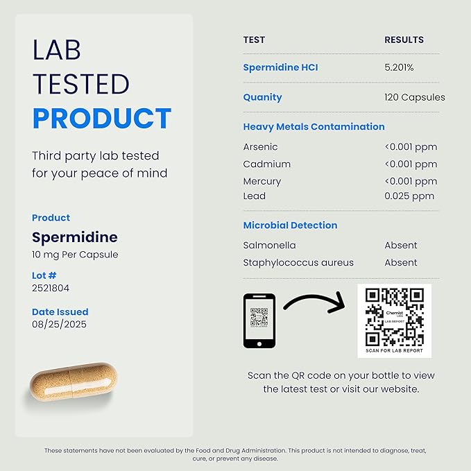 Clarity &amp Focus Stack. 10 mg Spermidine Plus Methylene Blue 1% 4oz