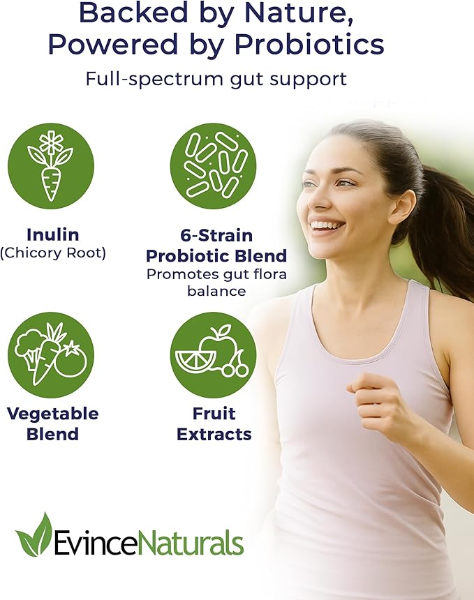 Probiotic and Prebiotic Supplement - 6 Strains of Intense Regenerative Probiotics for Men &amp Women 5 Billion CFU - Bowel Inflammation Immunity &amp Digestive Support - Digestive Supplement 90