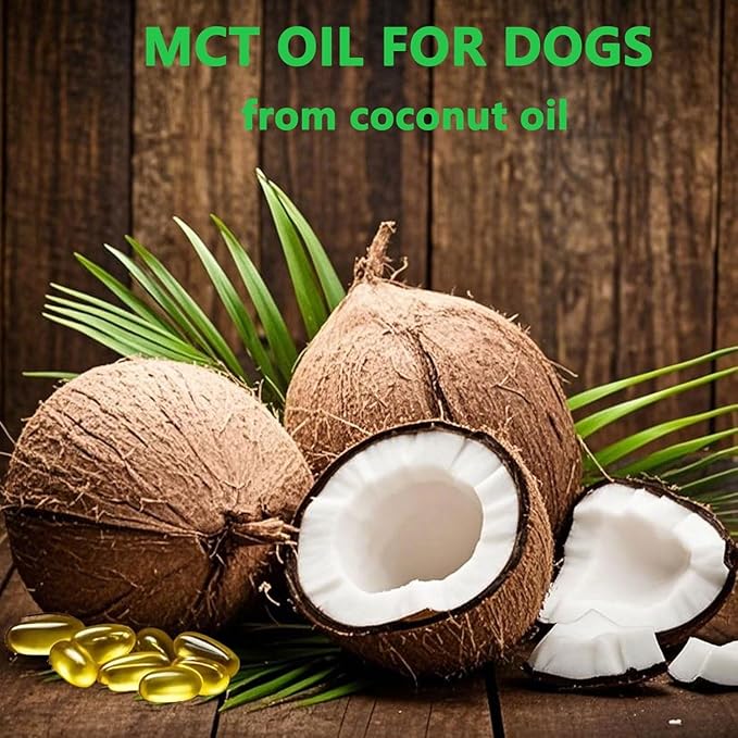 Mct Oil for Dogs90 ServingsMedium Chain Triglycerides.Coconuts C8 and C10 Healthy Digestion Shiny Hair