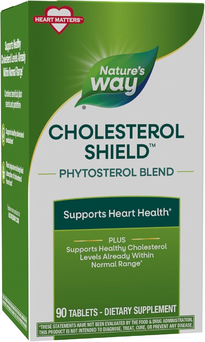 Nature's Way Enzymatic Therapy Supports Healthy Cholesterol Levels Already within a Normal Range* 90 Tablets
