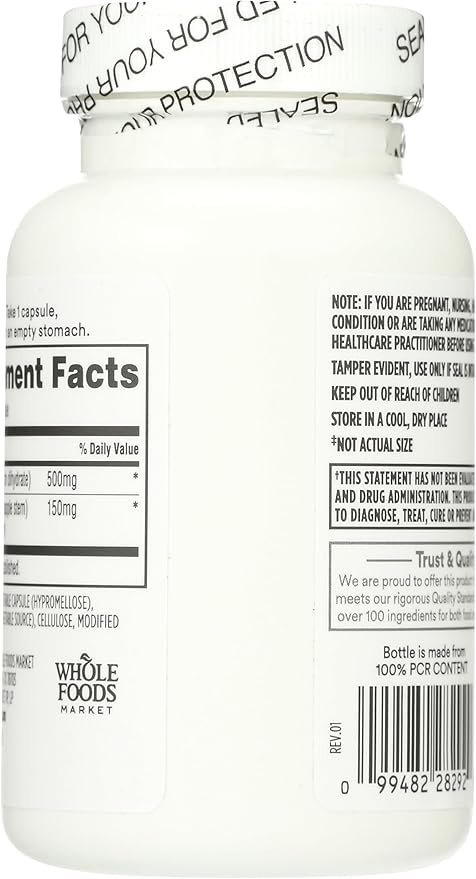 Whole Foods Market Quercetin with Bromelain 100 Count