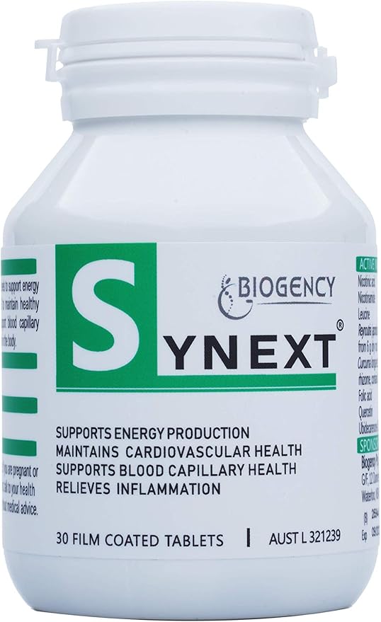 Synext Supplement 30 Tabs First Generation Supports Energy Made in Australia