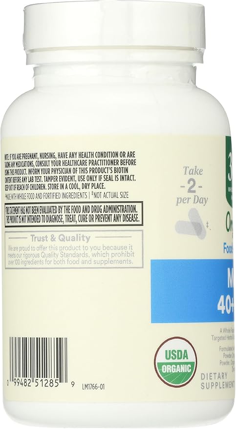 365 by Whole Foods Market Vitamin Multi Mens Food Cultured 40 Plus 60 Count