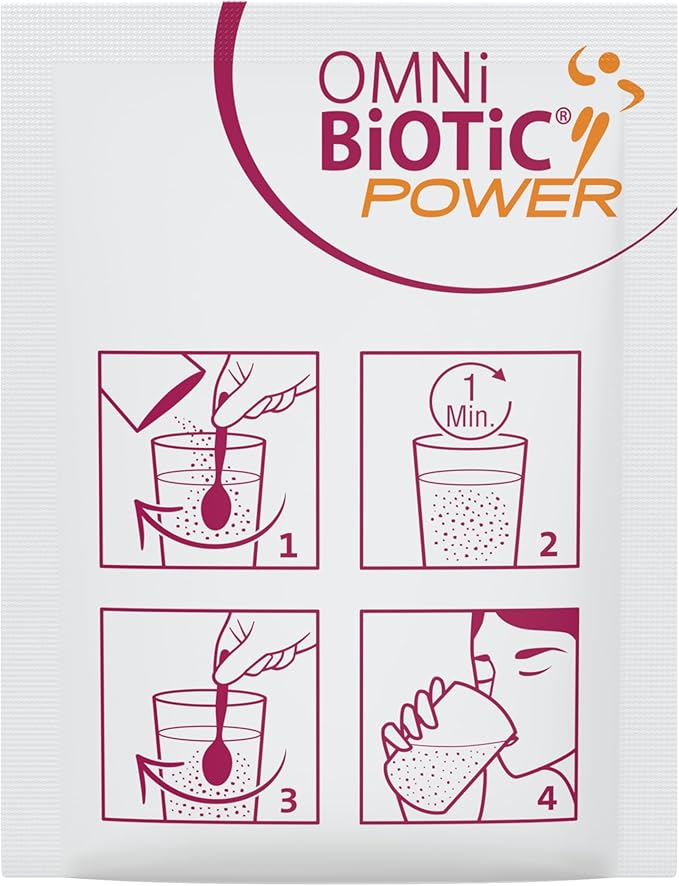 Power High Performance Daily Probiotic Supplement - Probiotic Powder with Magnesium Citrate for an Active Lifestyle - Supports Gut Health Muscle Recovery and Energy - Vegan Non-GMO (30 Servings)