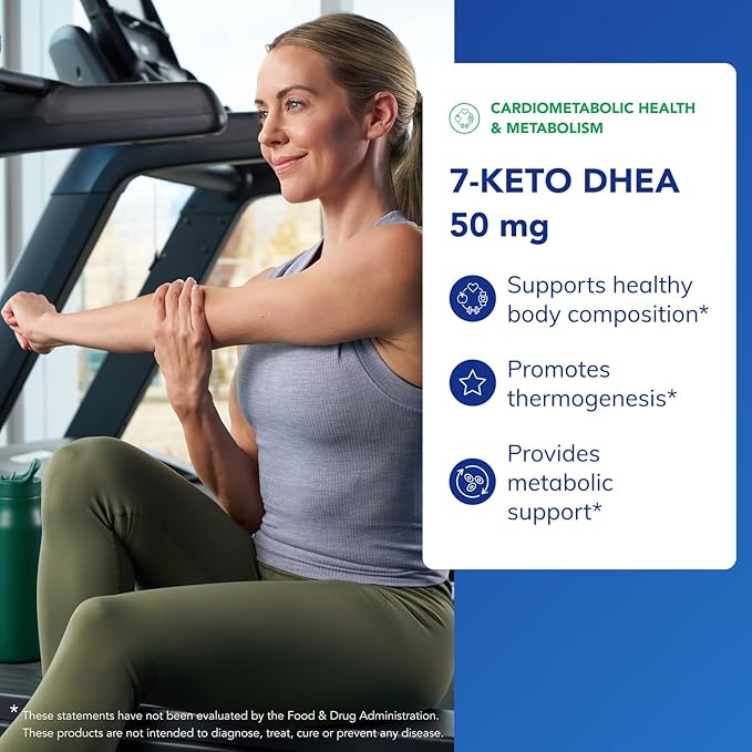 Pure Encapsulations 7-Keto DHEA 50 mg | Unique DHEA Metabolite Supplement to Support Thermogenesis and Healthy Body Composition* | 60 Capsules