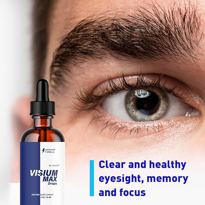 (2 Pack) Visium Max Drops - Visium Max Drops Health Support Supplement All Natural Premium Advanced Liquid Formula Drop for Overall Wellness and Support Health 2 Bottles for 2 Months