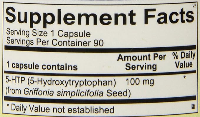 Ortho Molecular Products 5-HTP Capsules 90 Count