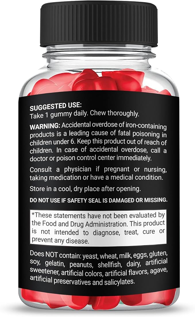 (1 Pack) VigorBoost Gummies Maximum Strength Supplement Advanced All Natural Vitamin Gummies