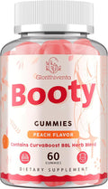 Booty Gummies Zero Sugar Vegan Peach Flavor - 60 Counts