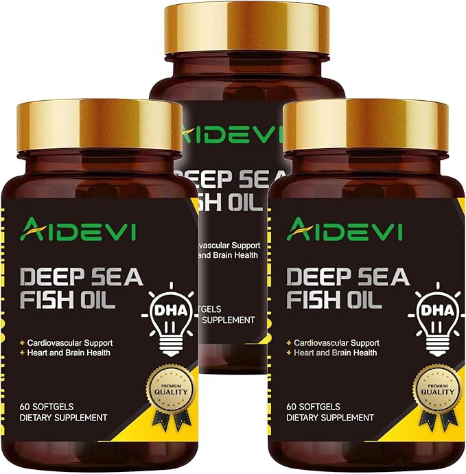 Fish Oil Omega 3 Supplements DHA EPA Supports 60 Softgel (3)