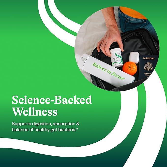 Seeking Health Saccharomyces Boulardii - Gentle Digestive Support for Healthy Bowel Movements* - Supports a Good GI Tract Environment &amp Microbiome While Traveling* - Gluten &amp Dairy-Free - 60 C