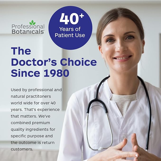 Professional Botanicals Adrenal Complex Supplement – Supports Healthy Adrenal Function Stress Relief and Energy Levels – 90 Vegetarian Capsules