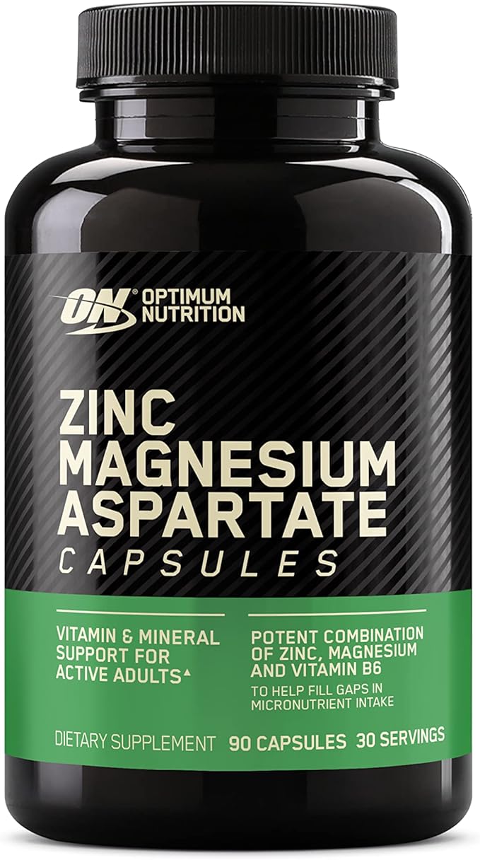 Optimum Nutrition Muscle Recovery and Endurance Supplement for Men and Women Zinc and Magnesium Supplement 90 Count