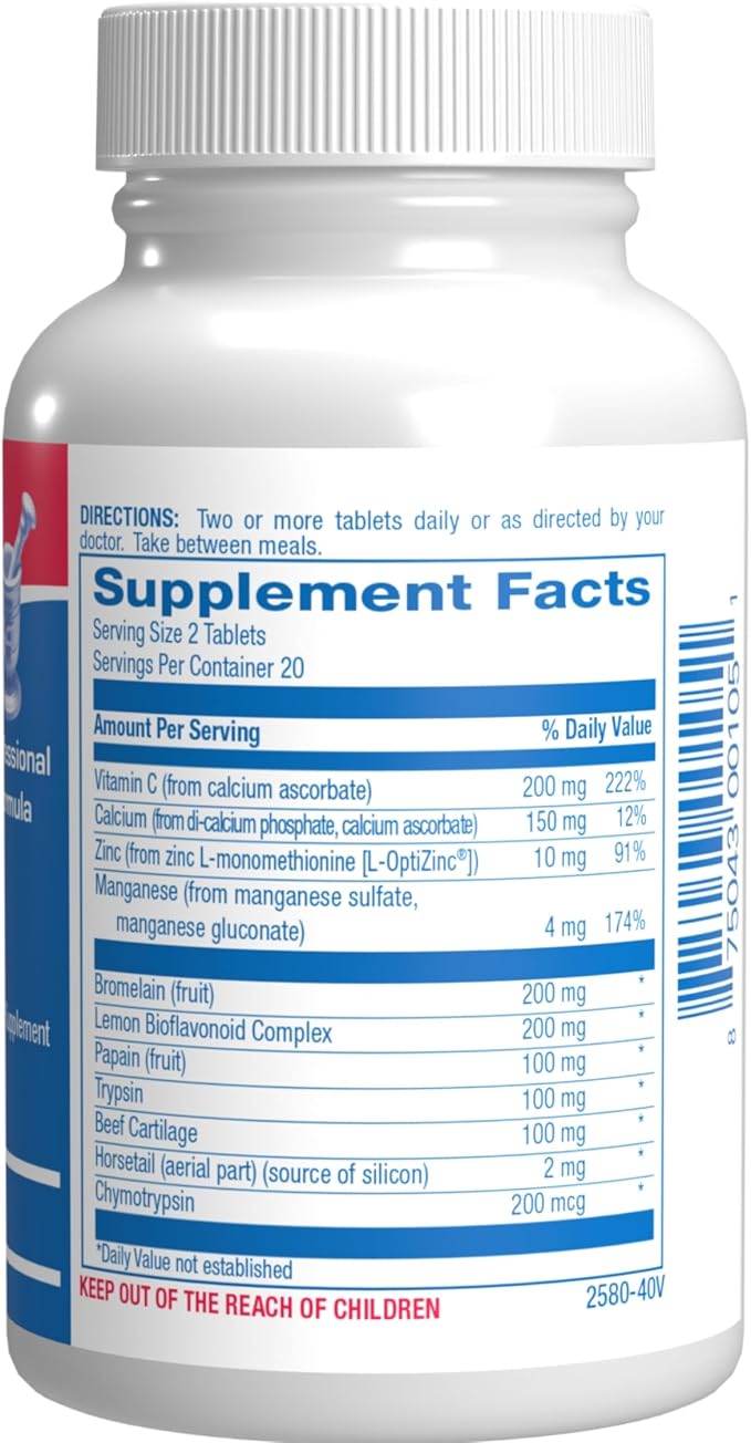 Cartilage Ligament and Tendon Supplement - Clinical Restorative Joint Support Formula with Bovine Cartilage Minerals &amp Proteolytic Enzymes for Comfort Mobility &amp Recovery Support - 20 Servings
