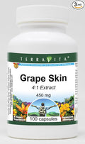 Grape Skin 4:1-450 mg (100 Capsules ZIN: 520352) - 3 Pack