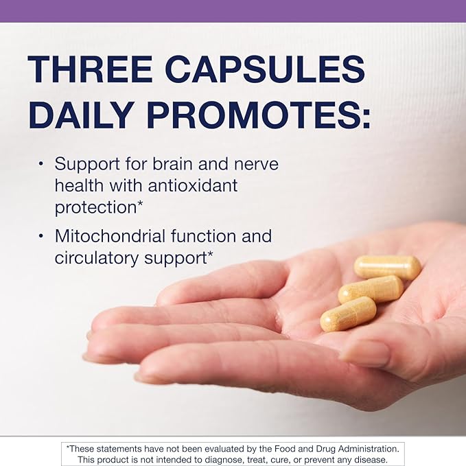 Metagenics Ceralin Forte - Comprehensive Brain Health &amp Energy Metabolism Support* - with B Vitamins Acetyl-L-Carnitine N-Acetylcysteine &amp Niacin - Non-GMO Gluten-Free - 90 Capsules