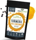 Organic Turmeric 95% Curcumin Powder – 1500mg Extract with Black Pepper – Non-GMO Vegan Gluten-Free Natural Supplement – 60g