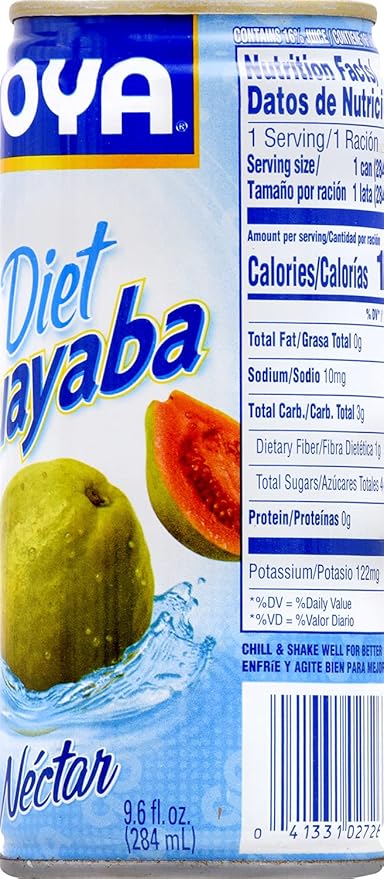 Goya Foods Diet Guava Nectar 9.6 Fl Oz (Pack of 24)
