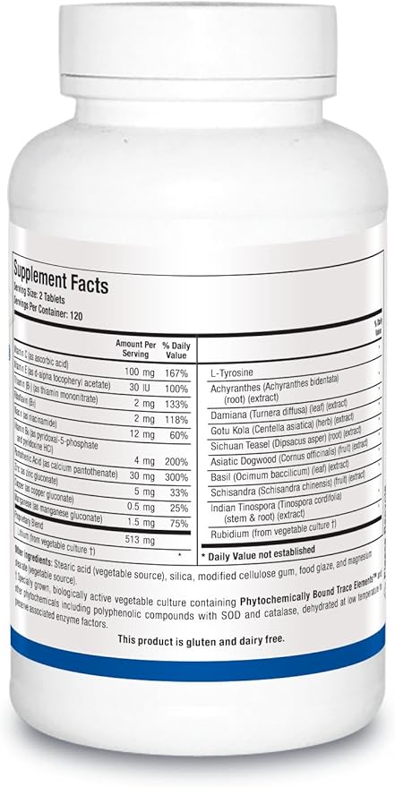 Biotics Research ADHS Adrenal Support Supports Normal Cortisol Levels Antioxidant Support More Energy Healthy Responses 240 Tablets