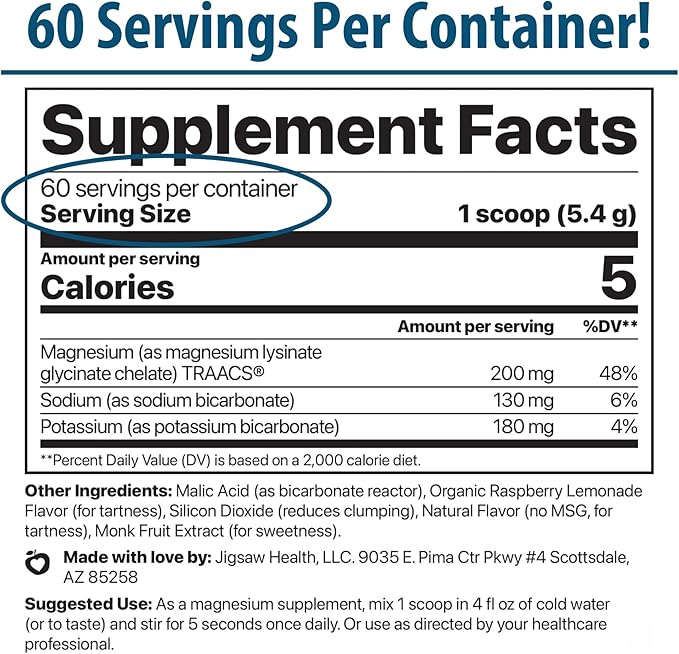 Jigsaw Health Bundle | Adrenal Cocktail 60 Servings (Jar) and MagSoothe (Raspberry Lemonade) 60 Servings (Jar)