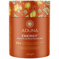 Aduna Organic Energy Superfood Blend | 100% Natural Stir-in Blend With 10+ Superfoods for Natural Energy Focus &amp Reduced Tiredness | Vegan Powder for Yogurt Juices &amp Smoothies | 250g