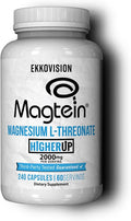 Ekkovision Magtein Magnesium L-Threonate Memory &amp Cognitive Function Support Magnesium Supplement with Essential Minerals for Men &amp Women 2000 MG Per Serving 240 Easy-to-Swallow Capsules