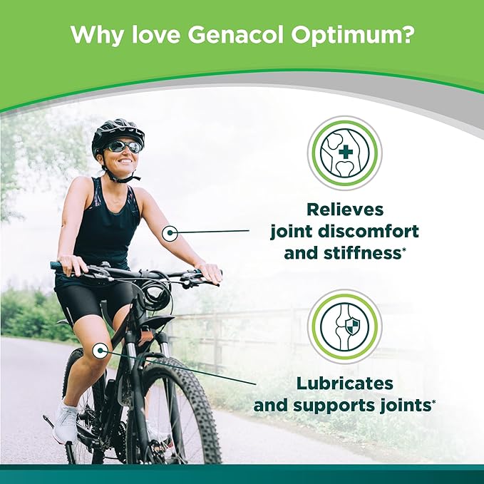 Genacol Optimum – Glucosamine Chondroitin MSM and Ultra-Hydrolyzed Collagen Tablets Maintains Healthy Joints Protects &amp Lubricate Cartilage 90 Tablets (30-Day Supply)