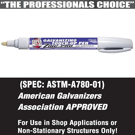 Zinc-Pro Galvanizing Touch-Up Marker 9 mL [3 Pack]