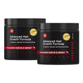 iRestore Advanced Hair Growth Supplement for Women Hair Vitamins for Faster Hair Regrowth Best for Hair Loss and Thinning - 1 Month Supply Each - 1 Count (Pack of 2) - Black