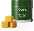 Cured Sea Moss Gummies | Made in America w/Raw Sea Moss Bladderwrack &amp Burdock Root | Potent Seamoss Gummies for Immune Gut &amp Skin Health | 3X Stronger Than Gel | 30 Day Supply