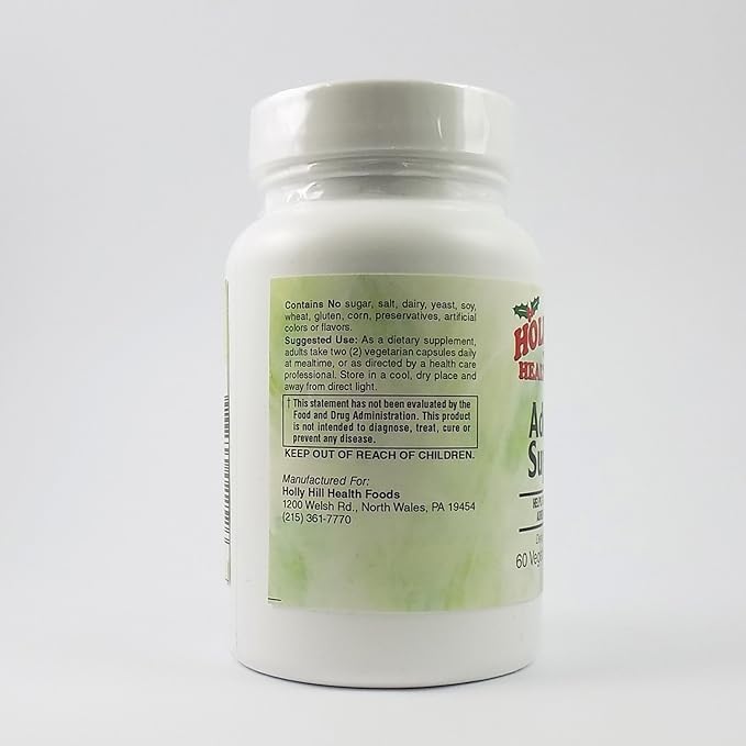 Holly Hill Health Foods Adrenal Support 60 Vegetarian Capsules